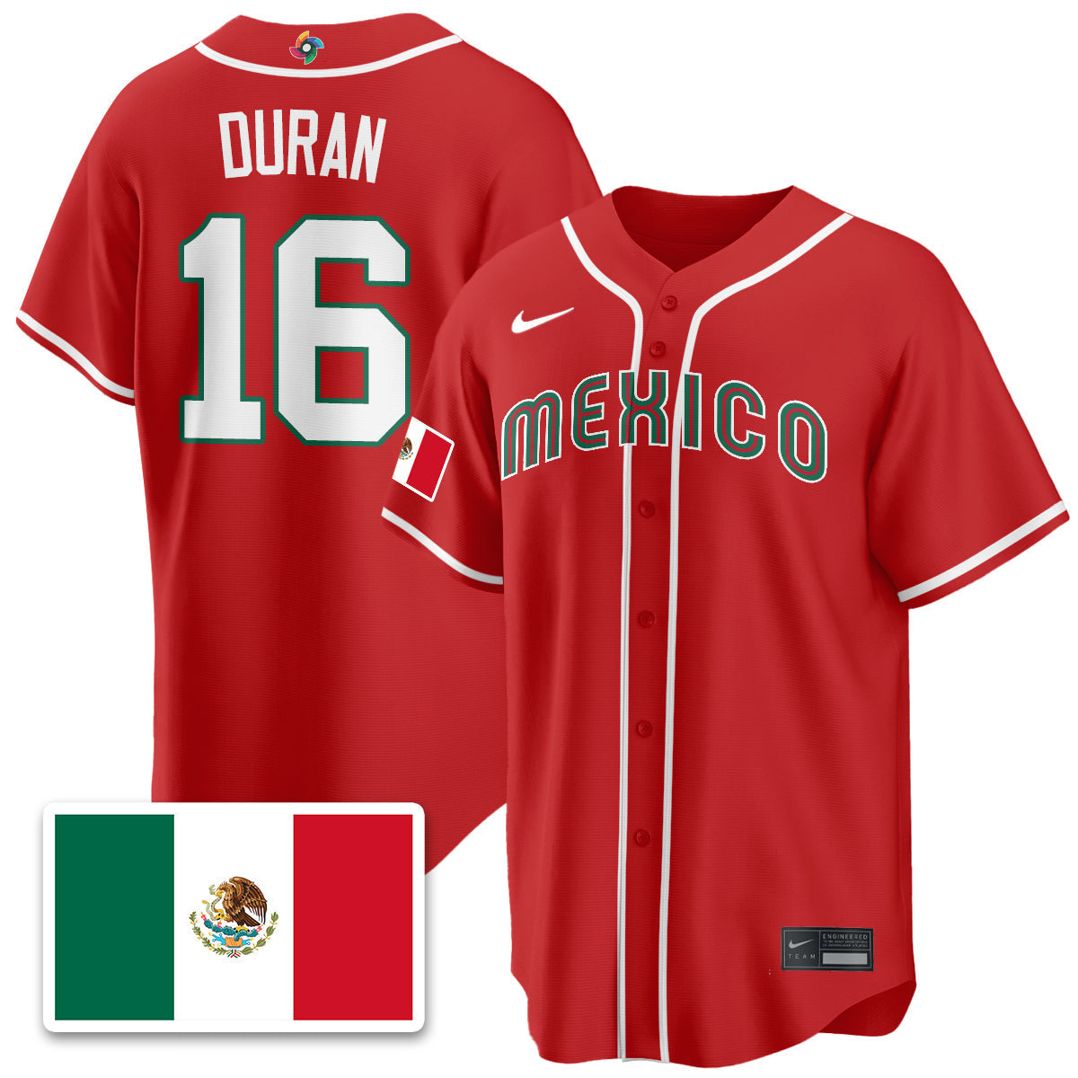 Mexico Baseball 2026 World Baseball Classic Limited Men Jersey - All Stitched