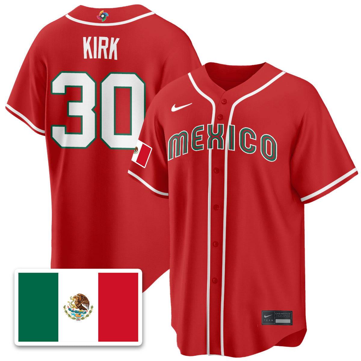 Mexico Baseball 2026 World Baseball Classic Limited Men Jersey - All Stitched