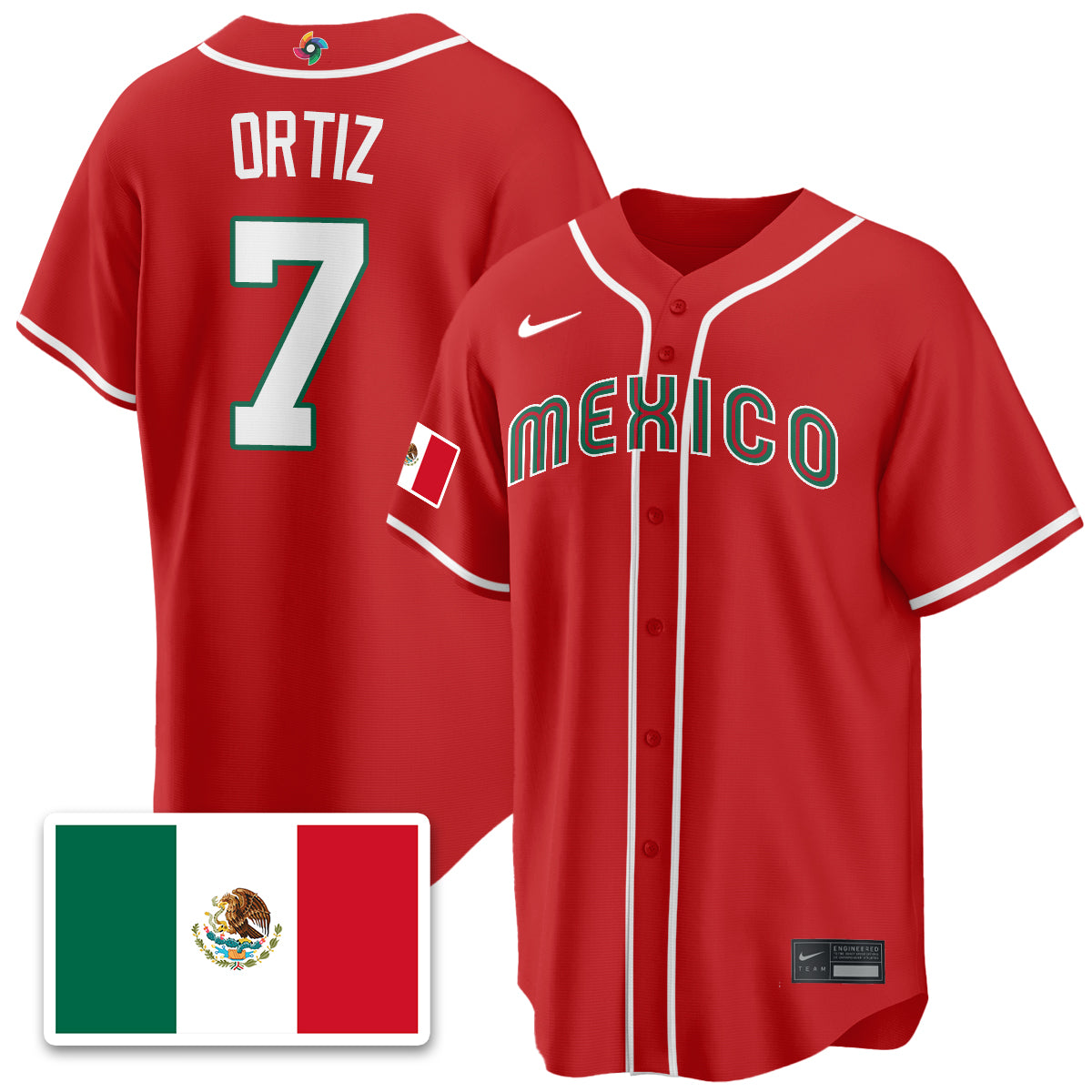 Mexico Baseball 2026 World Baseball Classic Limited Men Jersey - All Stitched