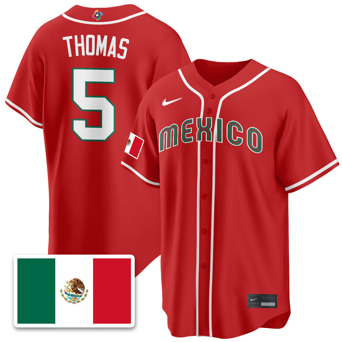 Mexico Baseball 2026 World Baseball Classic Limited Men Jersey - All Stitched
