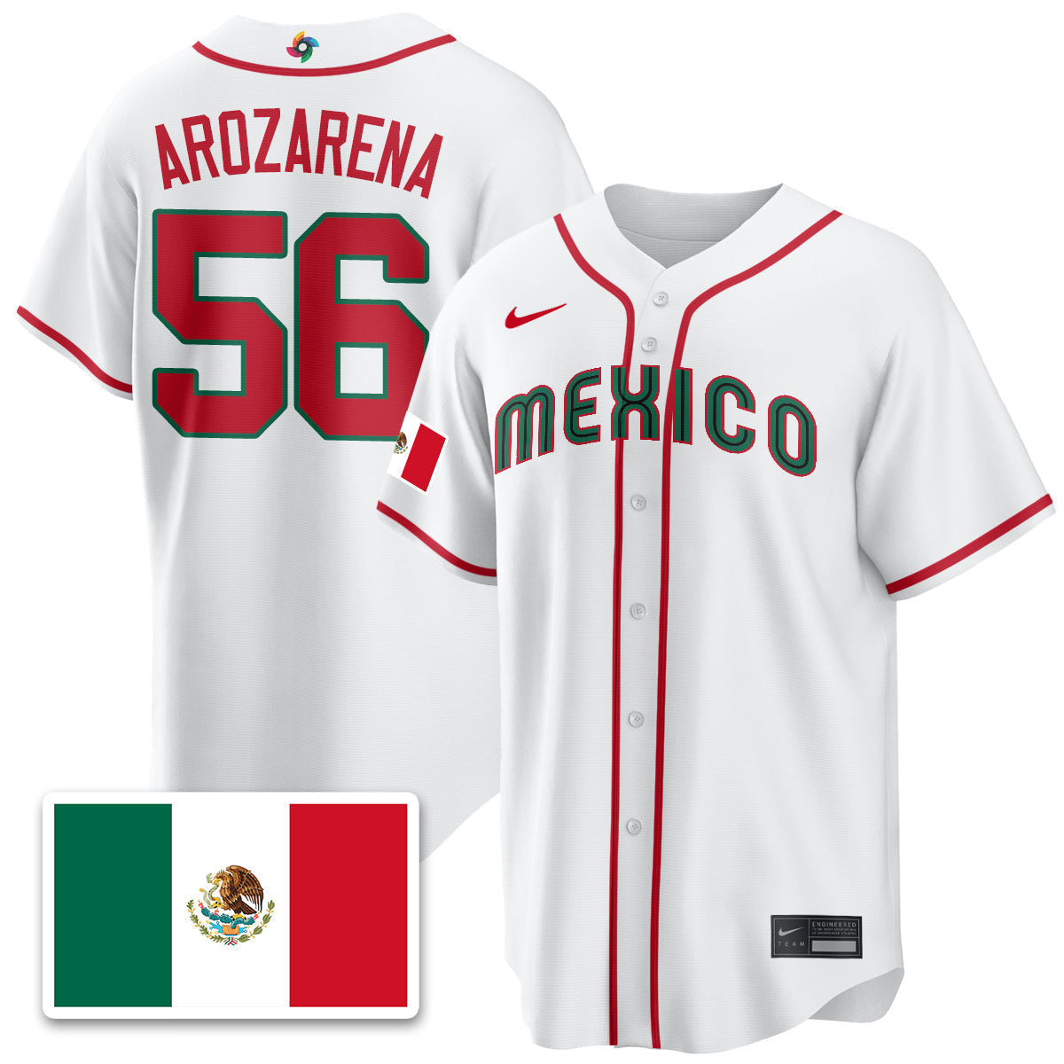 Mexico Baseball 2026 World Baseball Classic Limited Men Jersey - All Stitched