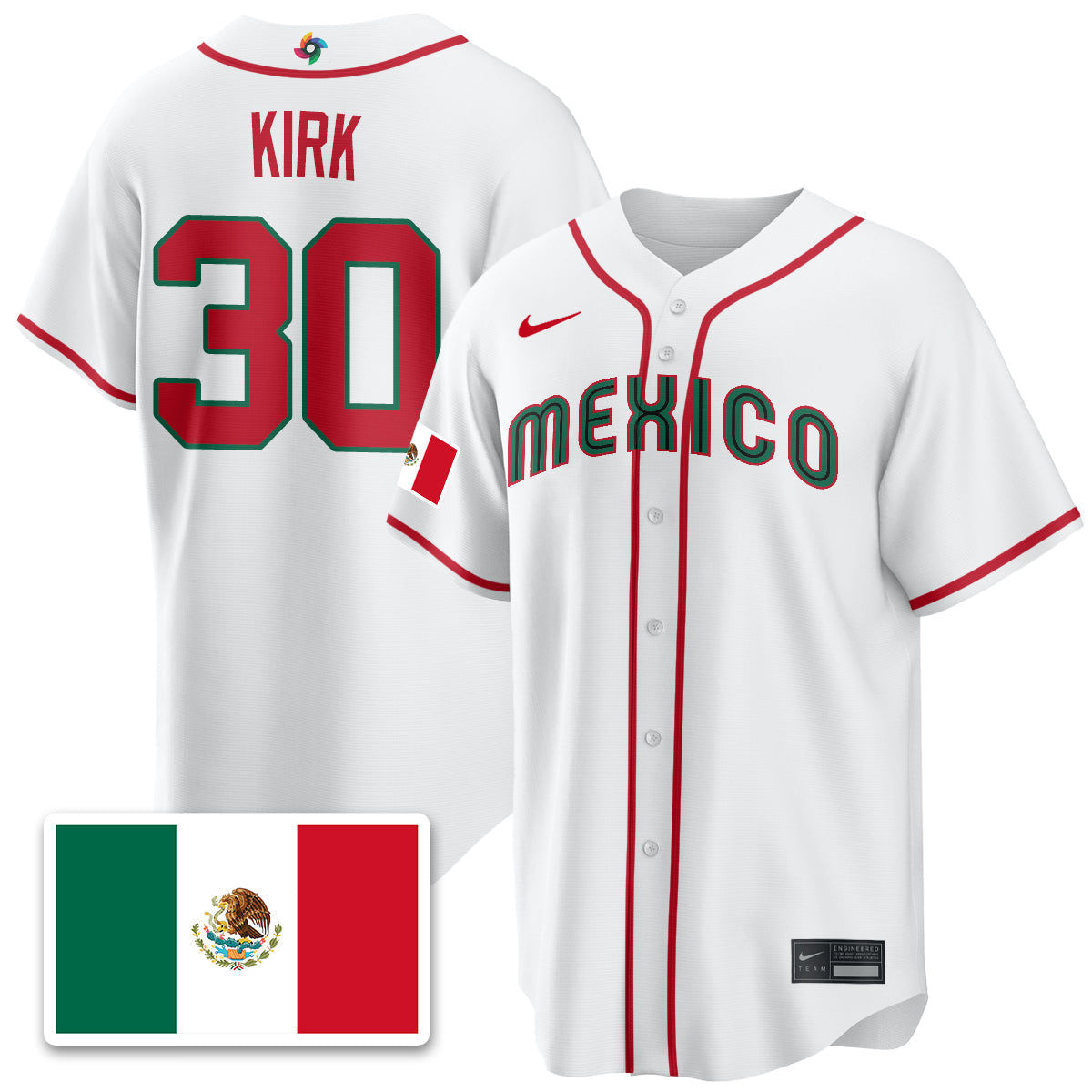 Mexico Baseball 2026 World Baseball Classic Limited Men Jersey - All Stitched