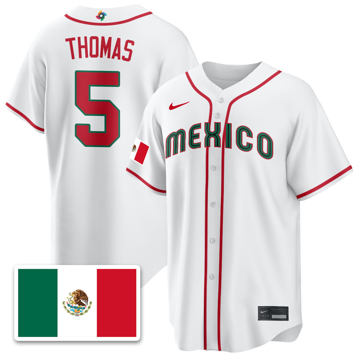 Mexico Baseball 2026 World Baseball Classic Limited Men Jersey - All Stitched