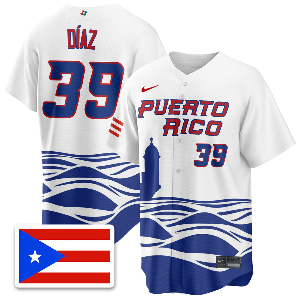 Puerto Rico Baseball 2026 World Baseball Classic Limited Jersey - All Stitched