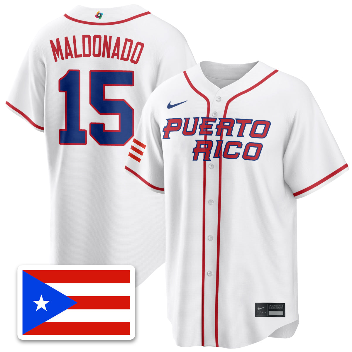 Puerto Rico Baseball 2026 World Baseball Classic Limited Jersey - All Stitched
