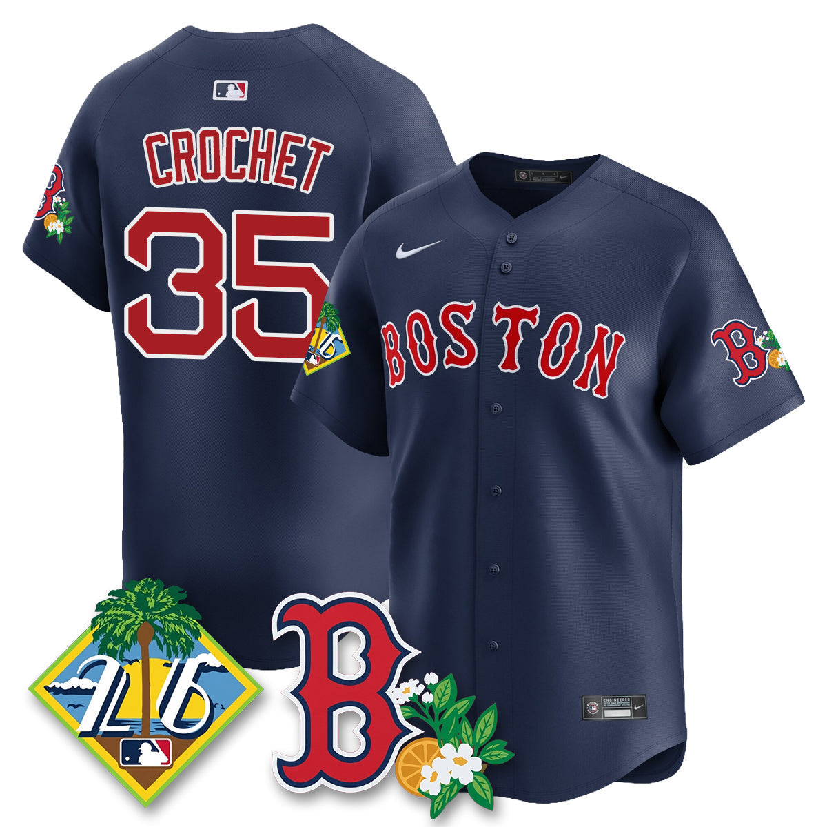 BOS 2026 Spring Training Vapor Limited Men Jersey - All Stitched