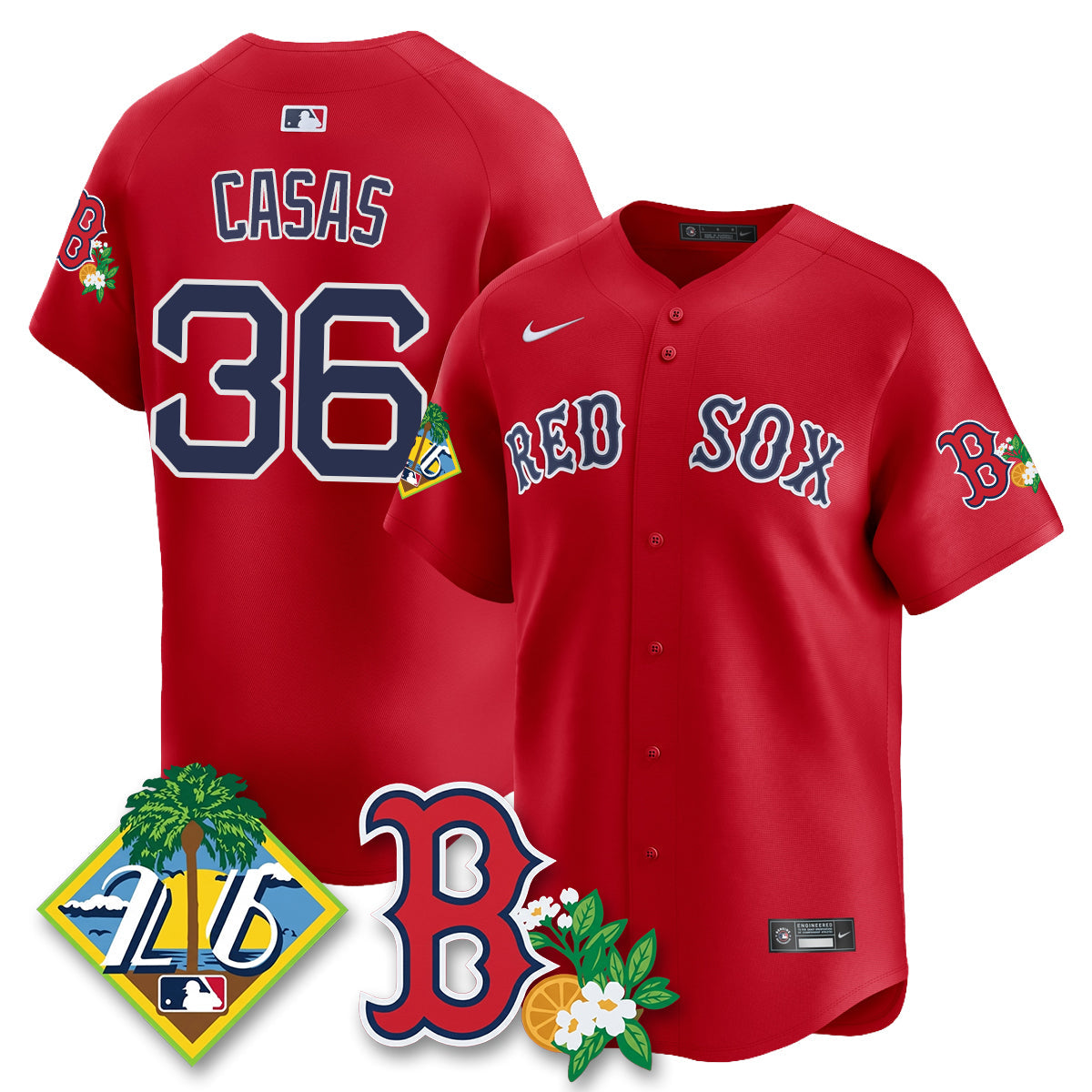BOS 2026 Spring Training Vapor Limited Men Jersey - All Stitched