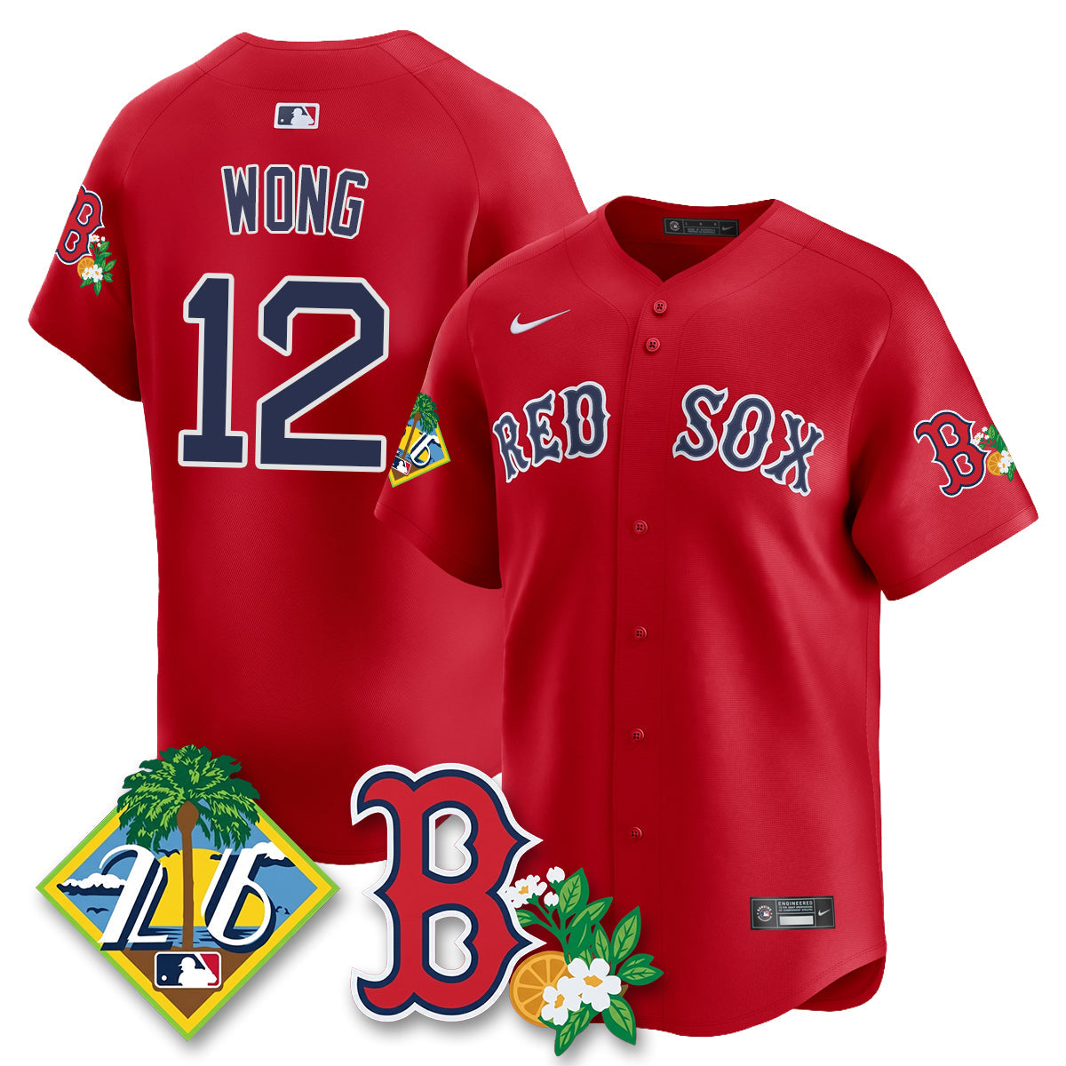 BOS 2026 Spring Training Vapor Limited Men Jersey - All Stitched