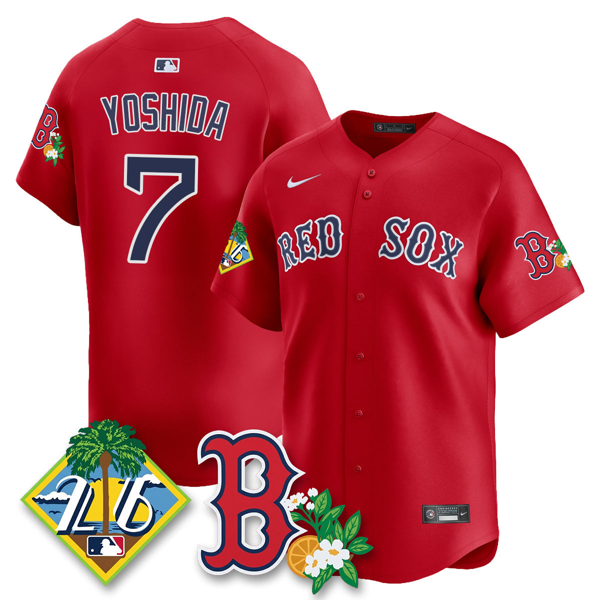 BOS 2026 Spring Training Vapor Limited Men Jersey - All Stitched