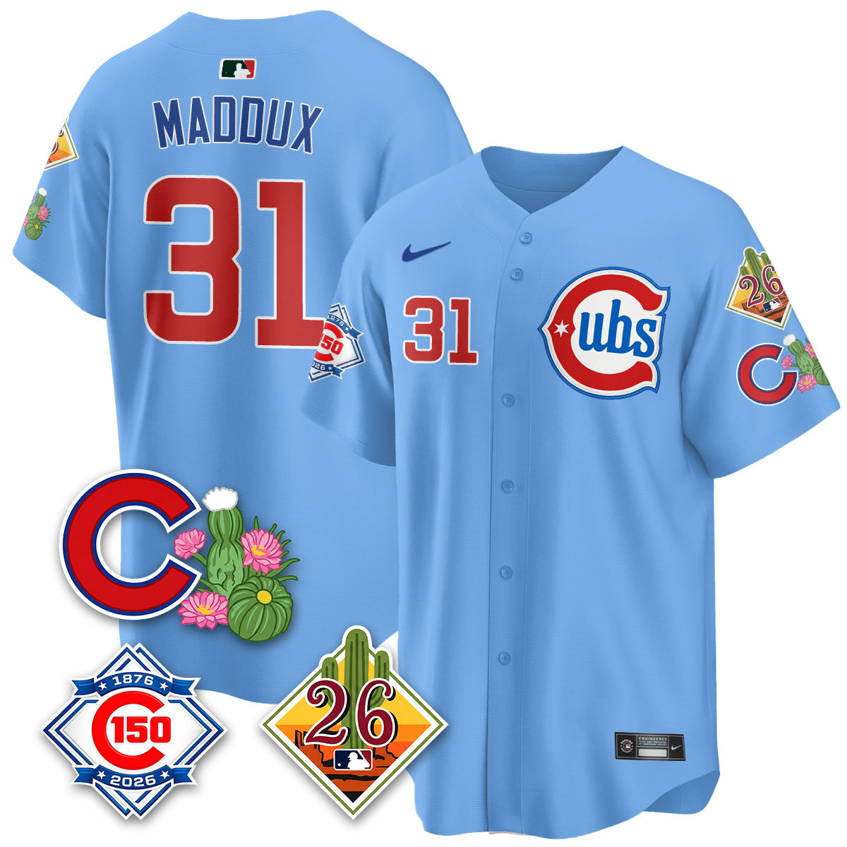 CHC 2026 Spring Training Vapor Limited Men Jersey - 150th Anniversary Patch - All Stitched