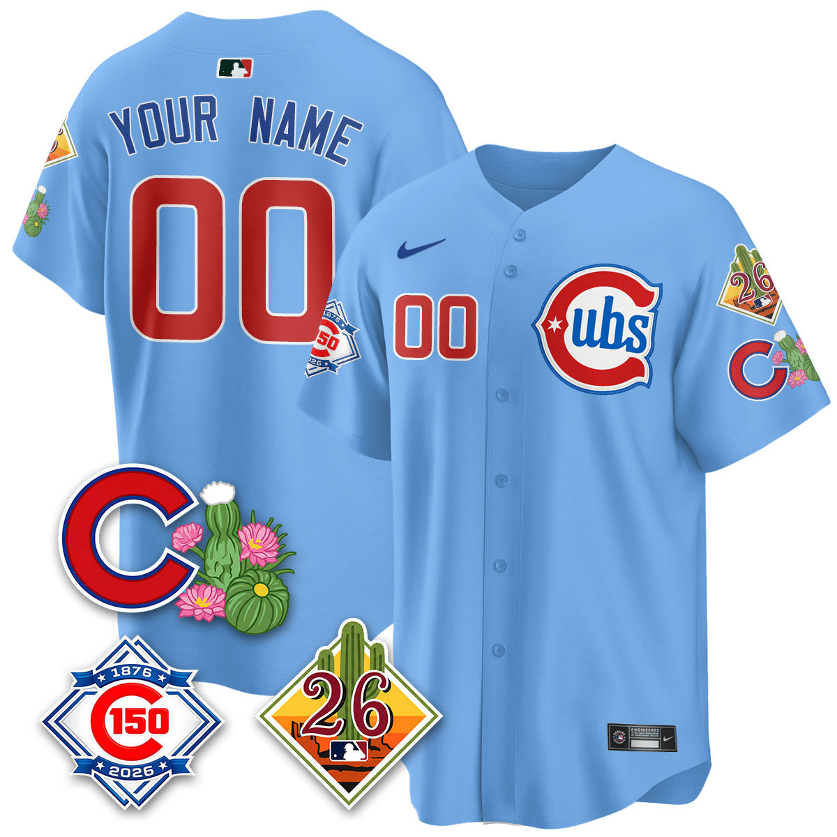 CHC 2026 Spring Training Vapor Limited Jersey - 150th Anniversary Patch - All Stitched