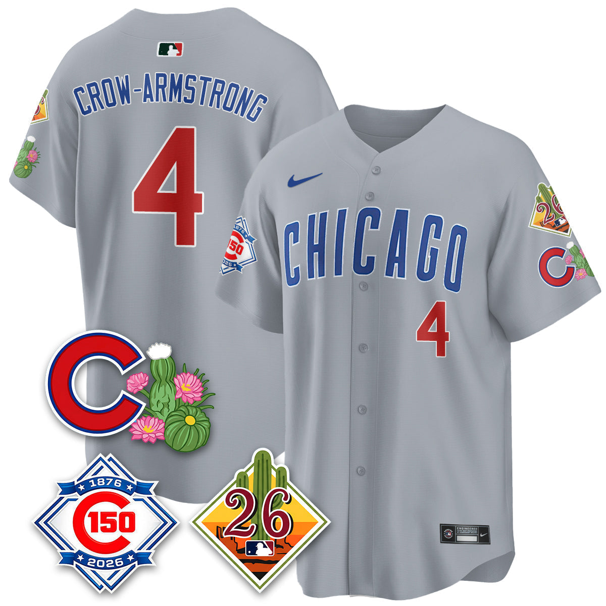 CHC 2026 Spring Training Vapor Limited Jersey - 150th Anniversary Patch - All Stitched