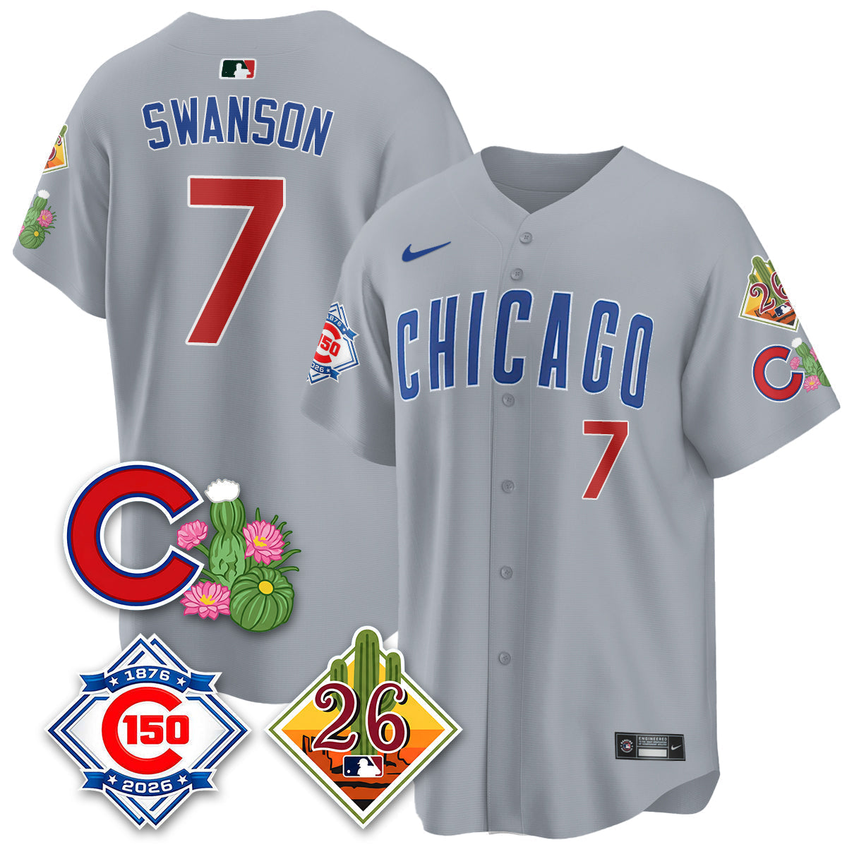 CHC 2026 Spring Training Vapor Limited Jersey - 150th Anniversary Patch - All Stitched