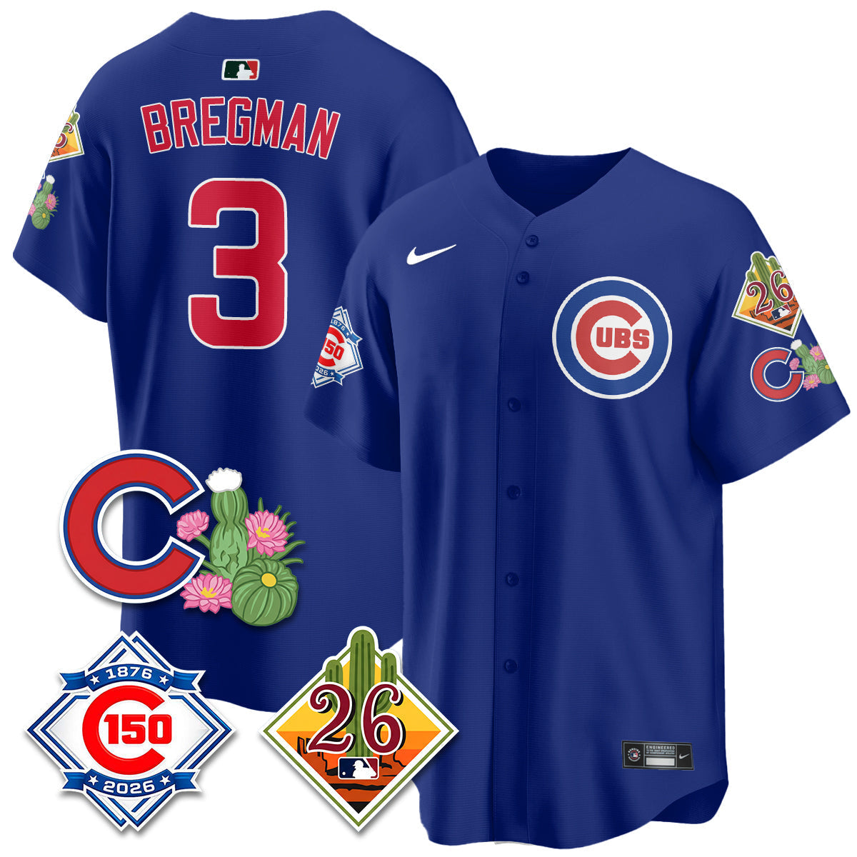 CHC 2026 Spring Training Vapor Limited Men Jersey - 150th Anniversary Patch - All Stitched