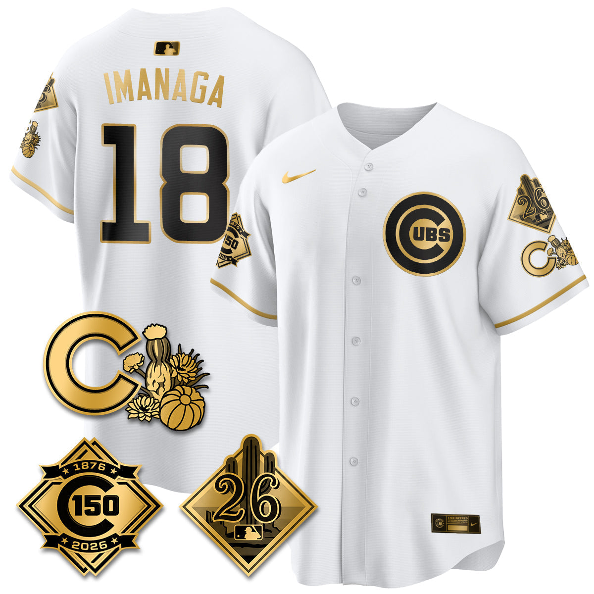 CHC 2026 Spring Training Vapor Limited Men Jersey - 150th Anniversary Patch - All Stitched