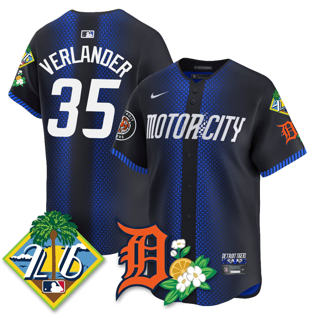DET 2026 Spring Training Vapor Limited Men Jersey - All Stitched