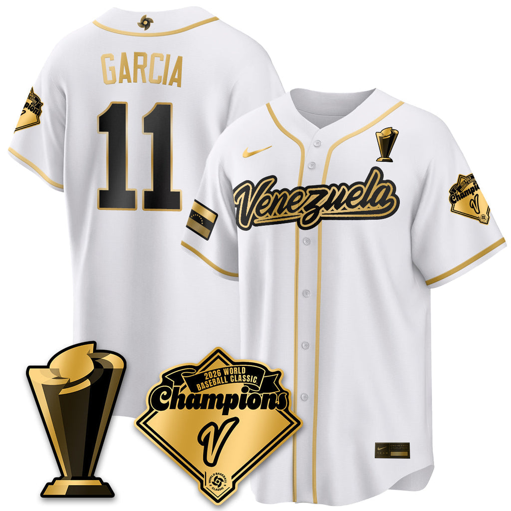 Venezuela Baseball 2026 World Baseball Classic Champions Limited Men Jersey - All Stitched