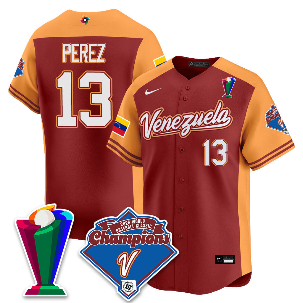 Venezuela Baseball 2026 World Baseball Classic Champions Limited Jersey - All Stitched