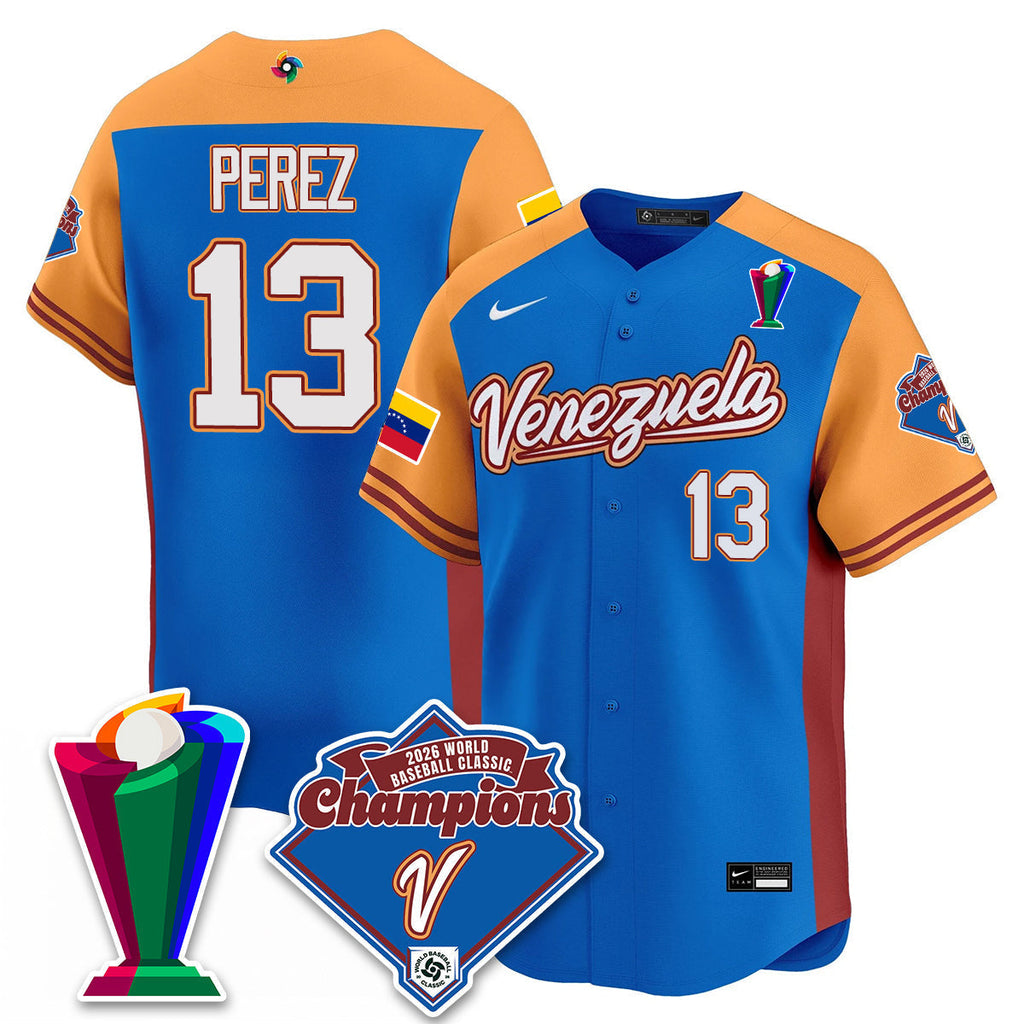 Venezuela Baseball 2026 World Baseball Classic Champions Limited Men Jersey - All Stitched