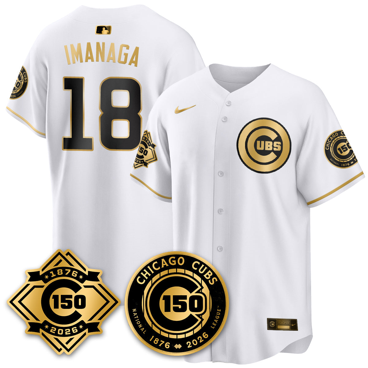CHC Vapor Limited Gold Jersey - 150th Anniversary - Stitched