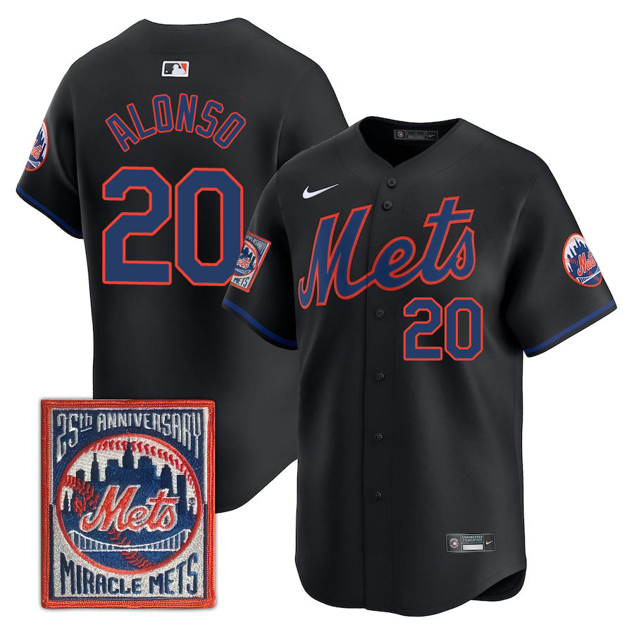 NYM Limited Jersey - 1994 Patch - All Stitched