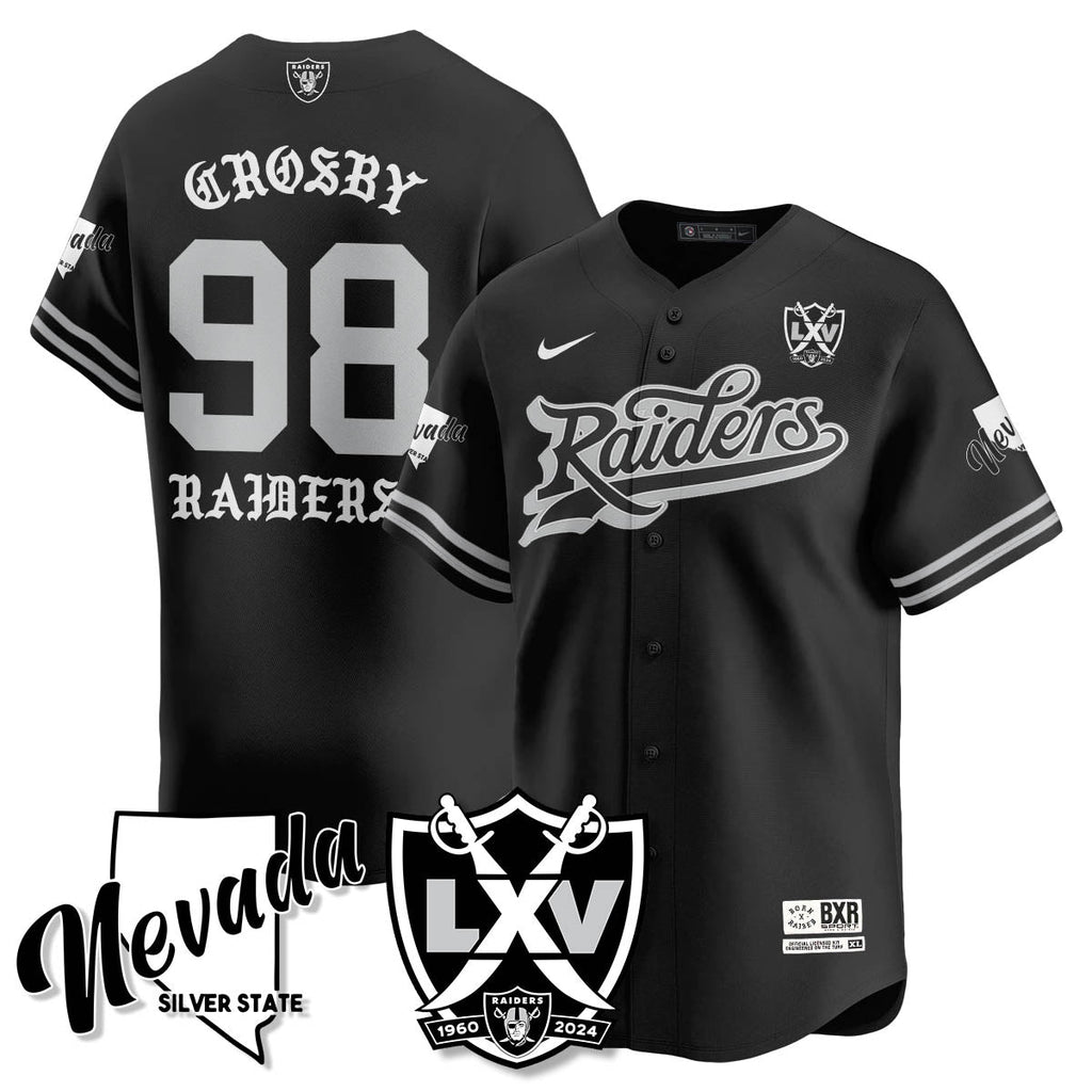 LVR Born x Raised Baseball Men Jersey - All Stitched