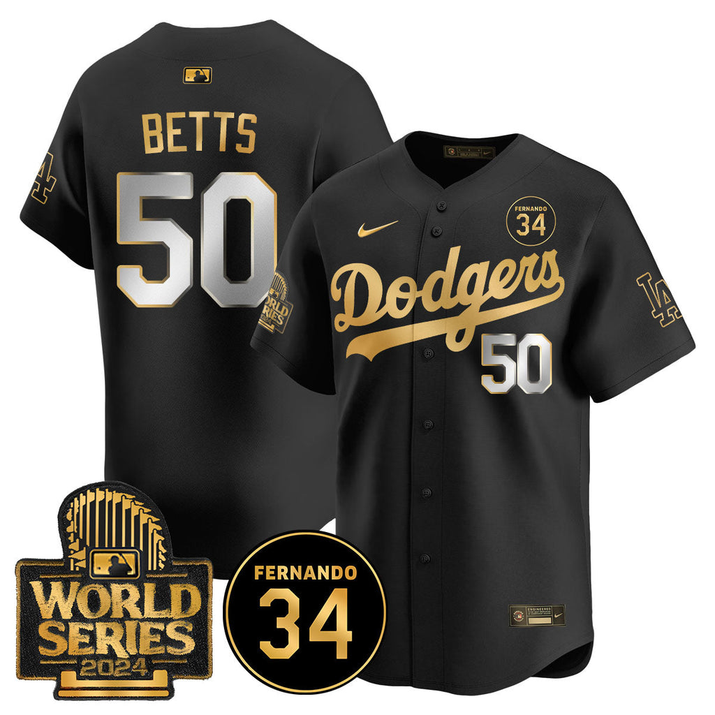 Dodgers Fernando Valenzuela Memorial Men Jersey - All Stitched