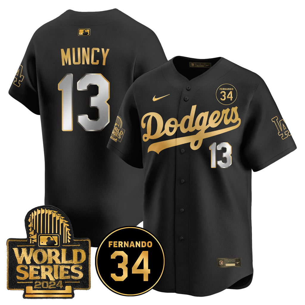 Dodgers Fernando Valenzuela Memorial Men Jersey - All Stitched