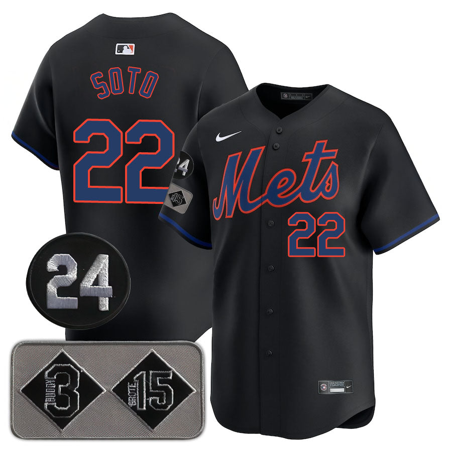 NYM Limited Jersey - 2024 Patch - All Stitched