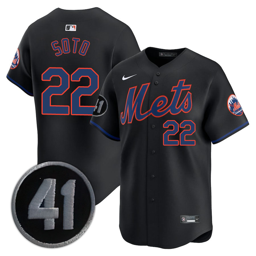 NYM Limited Jersey - 2020 Patch - All Stitched