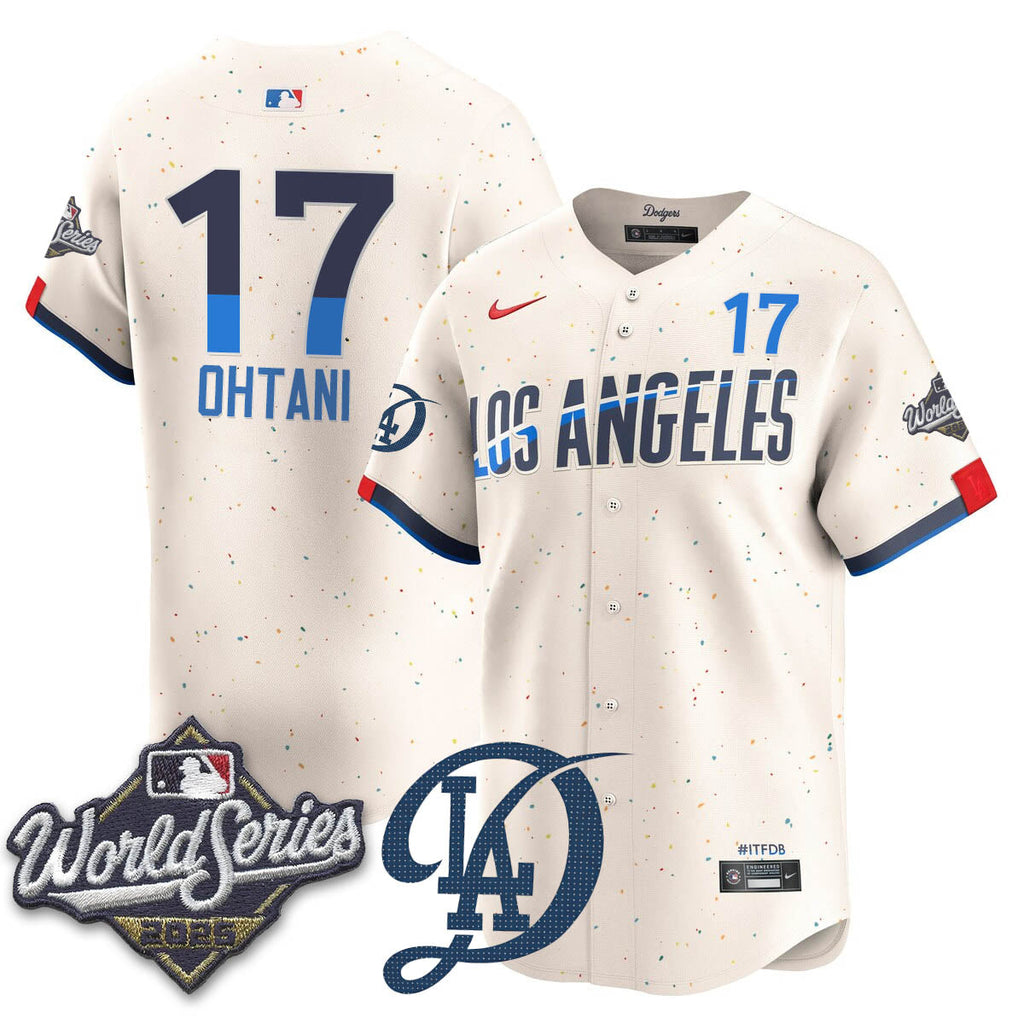 LAD 2025 World Series Men Jersey - All Stitched