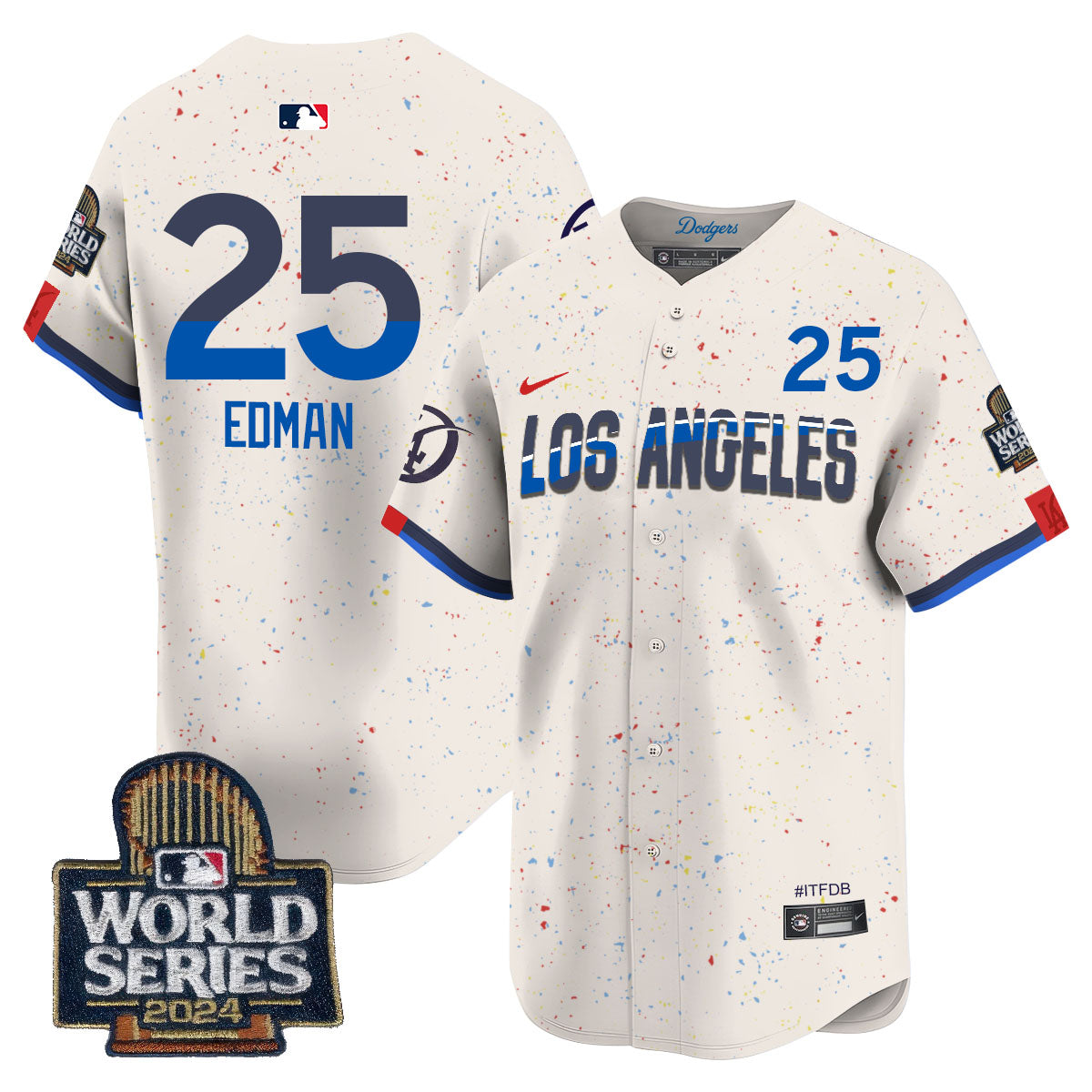 LAD World Series 2024 Men Jersey - All Stitched