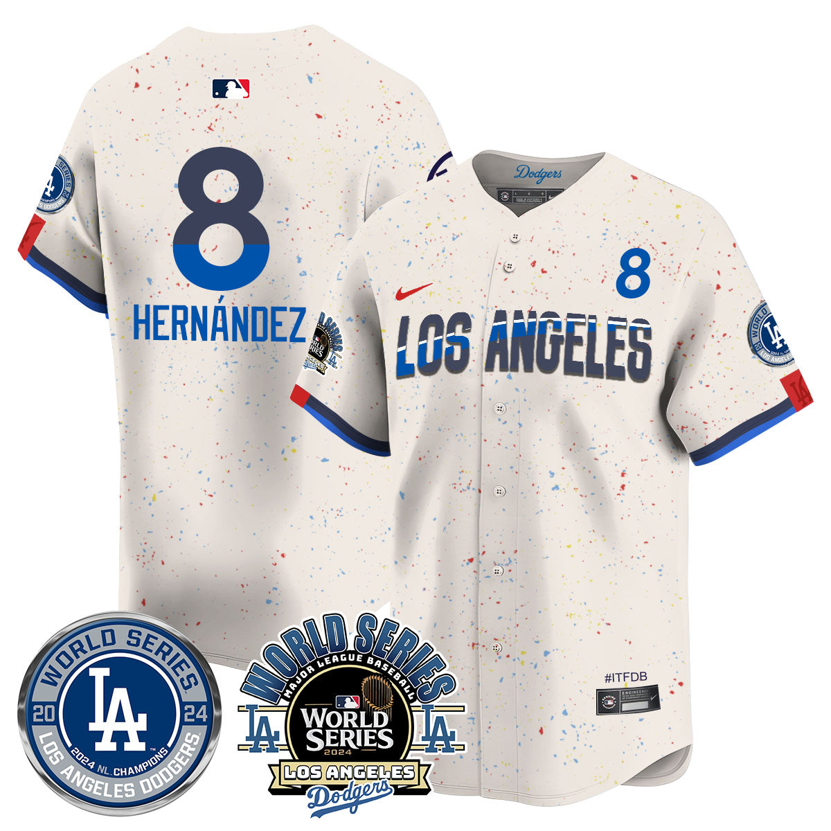 LAD World Series 2024 Jersey - All Stitched