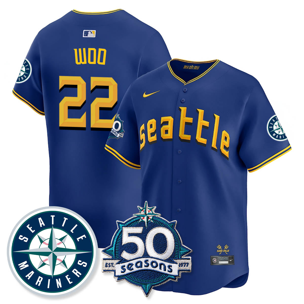 SEA Vapor Premier Limited Men Jersey - 50th Anniversary - All Stitched