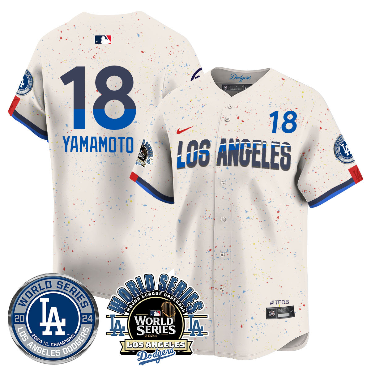LAD World Series 2024 Jersey - All Stitched