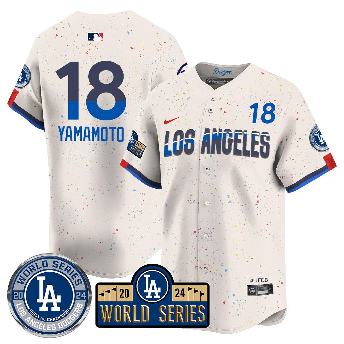 LAD World Series 2024 Men Jersey - All Stitched