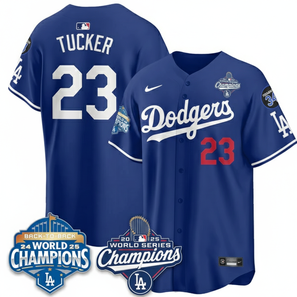 LAD 2025 World Series Champions Men Jersey - All Stitched N2