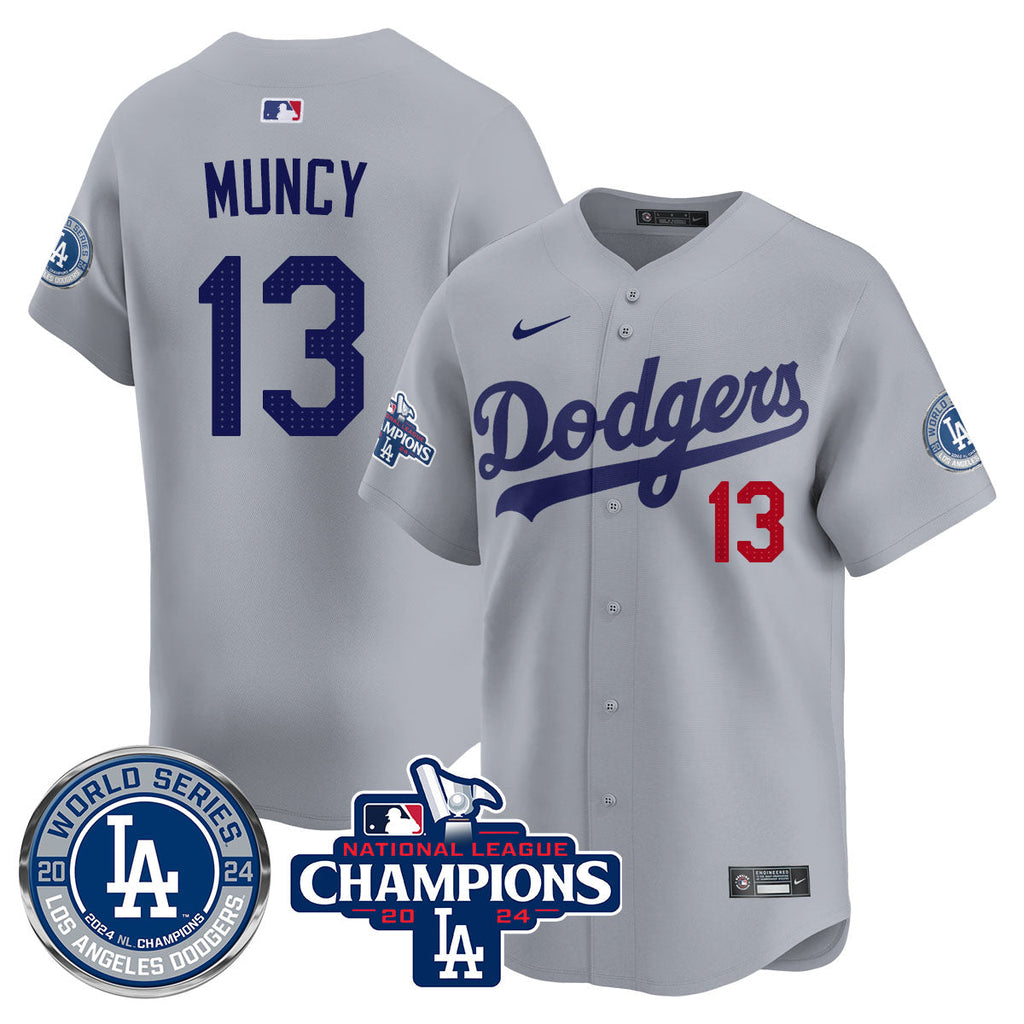 LAD World Series NL Champions Jersey - Stitched
