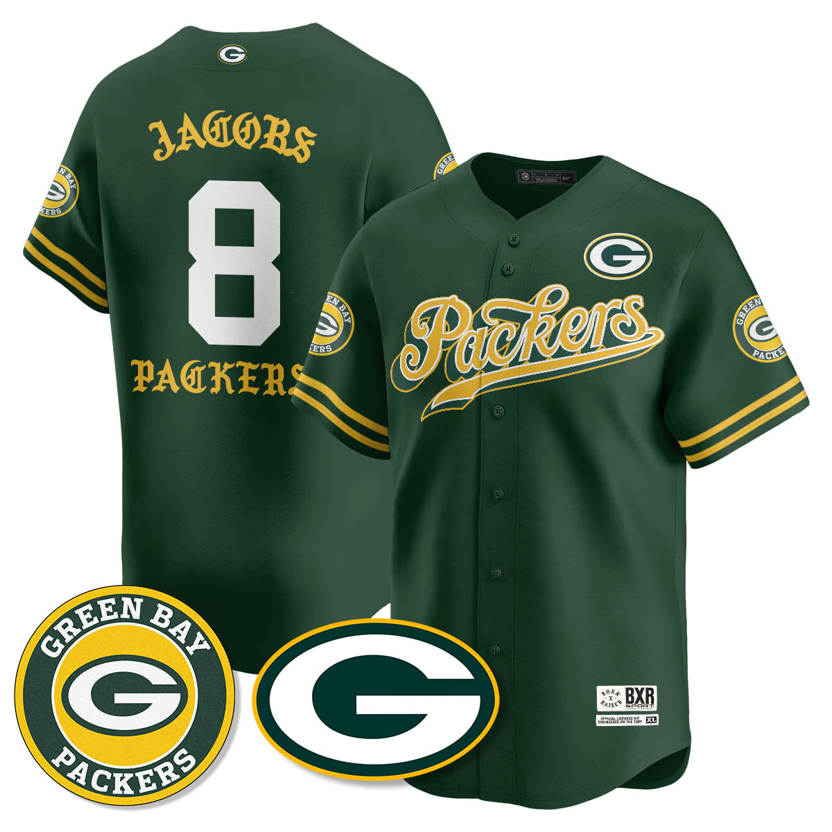 GB Born x Raised Baseball Men Jersey - All Stitched