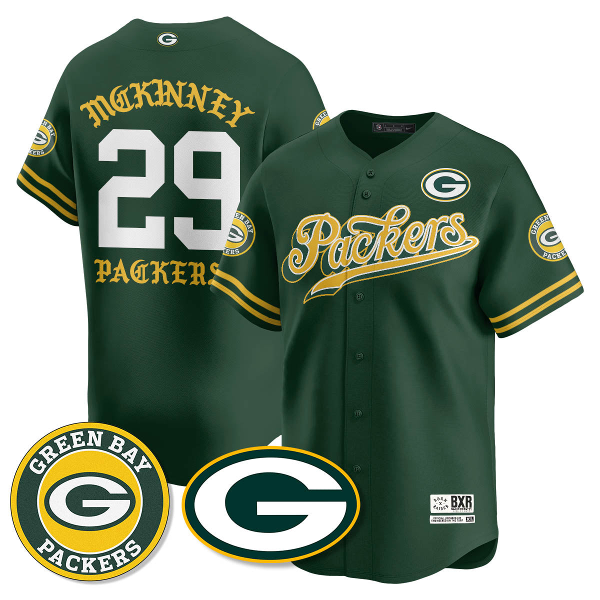 GB Born x Raised Baseball Men Jersey - All Stitched