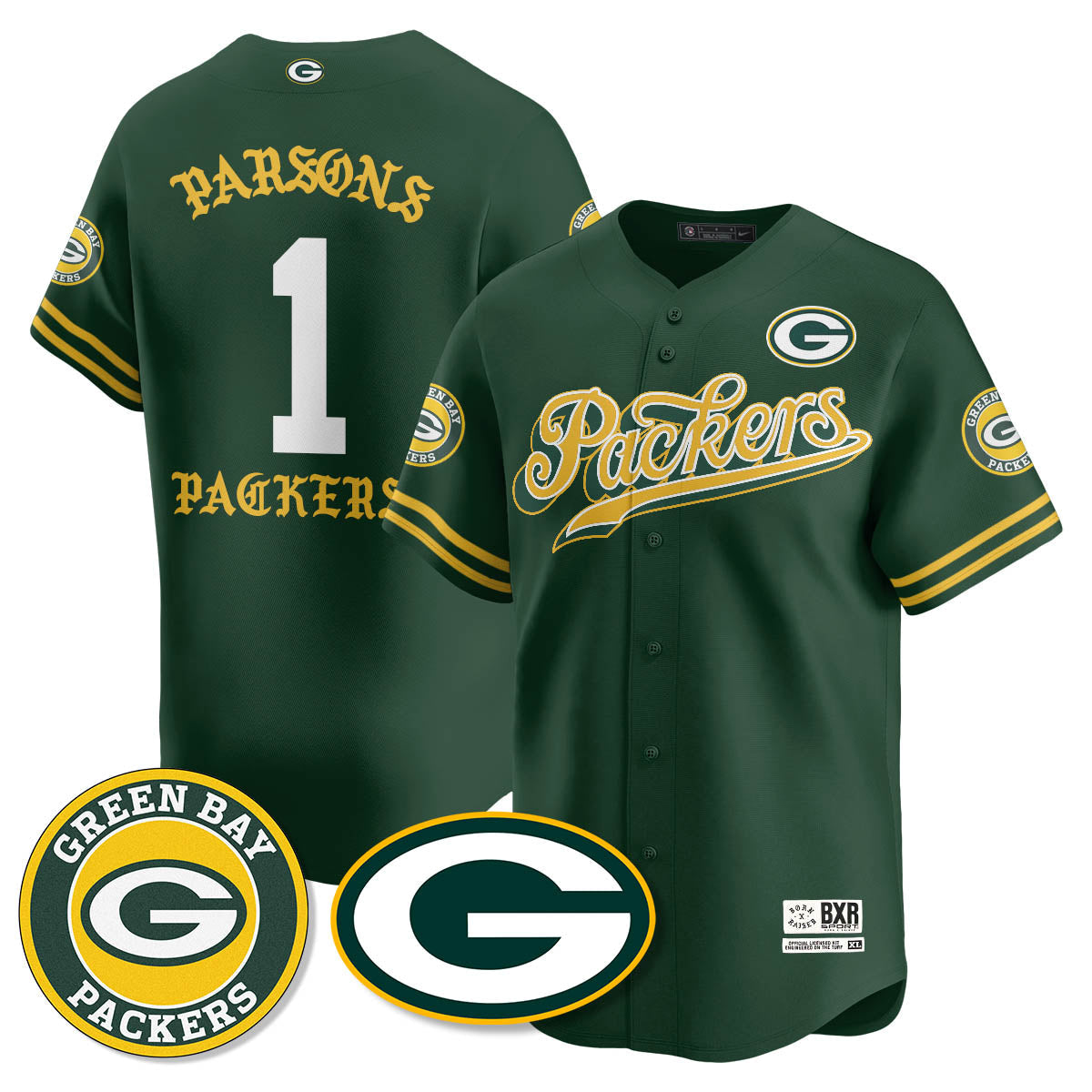 GB Born x Raised Baseball Men Jersey - All Stitched