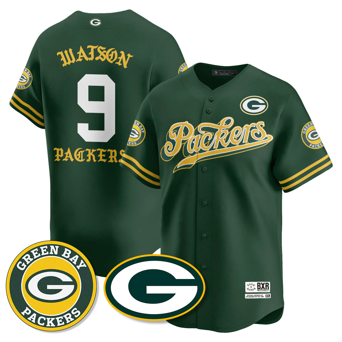 GB Born x Raised Baseball Men Jersey - All Stitched