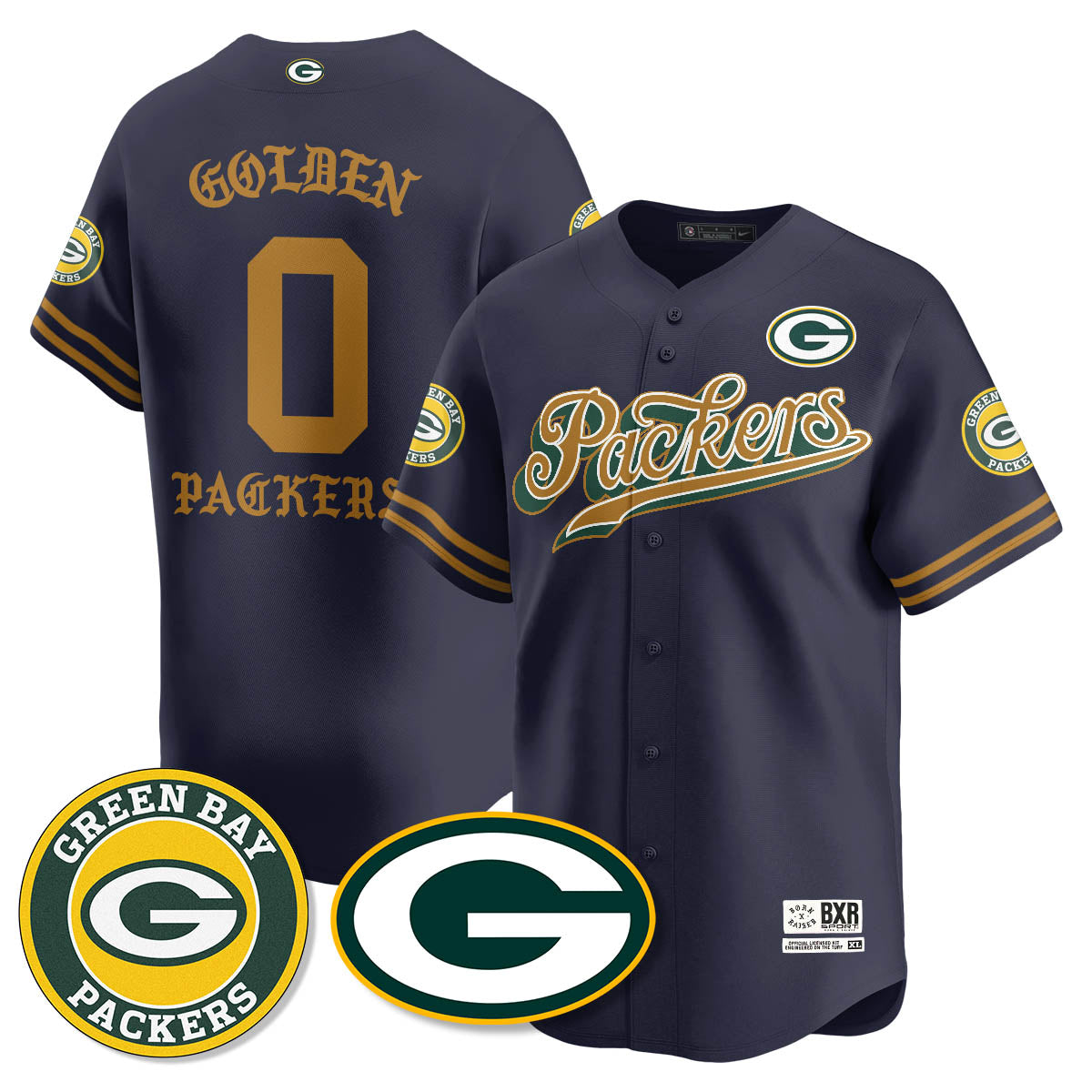 GB Born x Raised Baseball Jersey - All Stitched