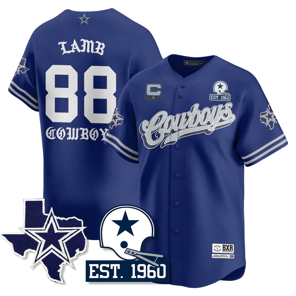 DAL Born x Raised Baseball Men Jersey - All Stitched