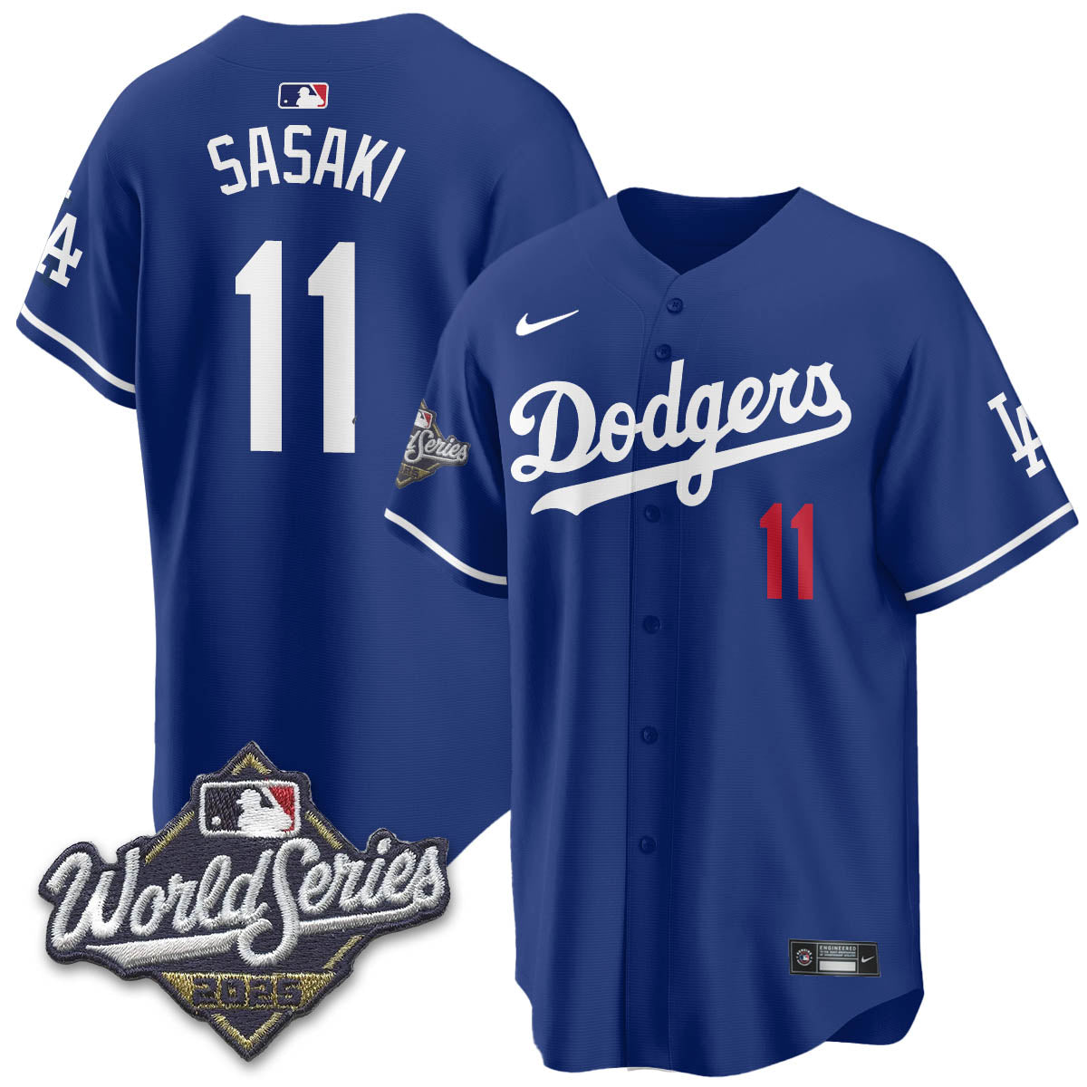 LAD 2025 World Series Jersey - All Stitched