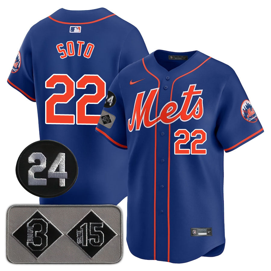 NYM Limited Jersey - 2024 Patch - All Stitched