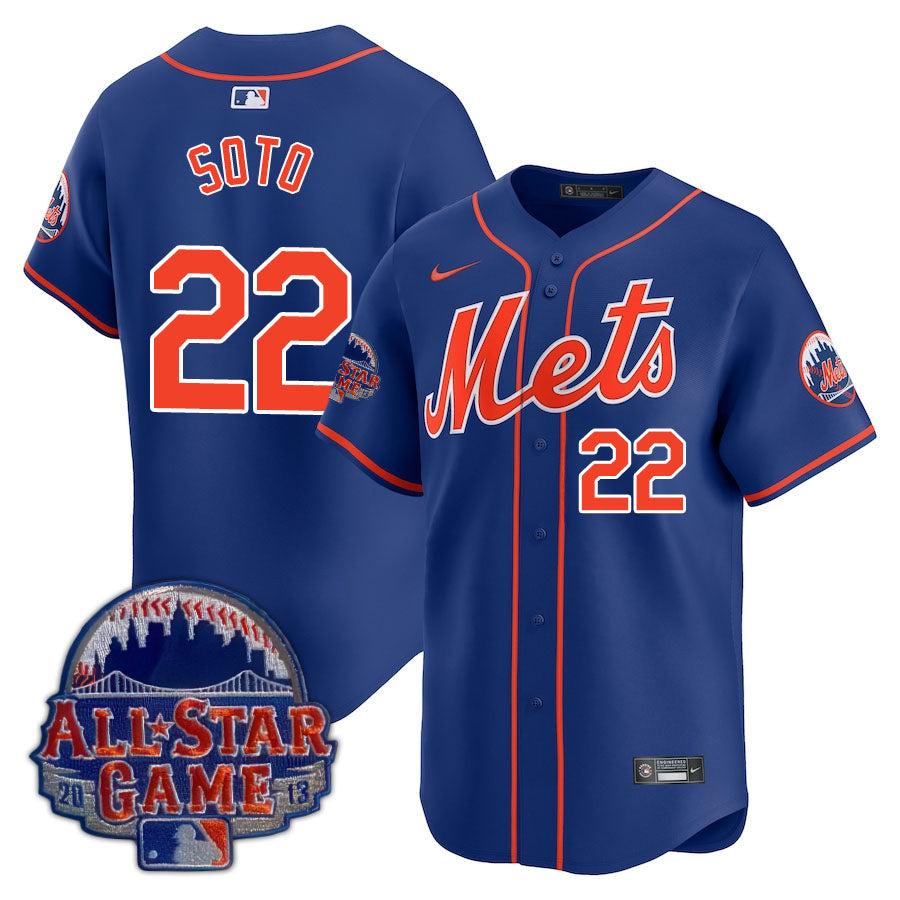 NYM Limited Jersey - 2013 Patch - All Stitched