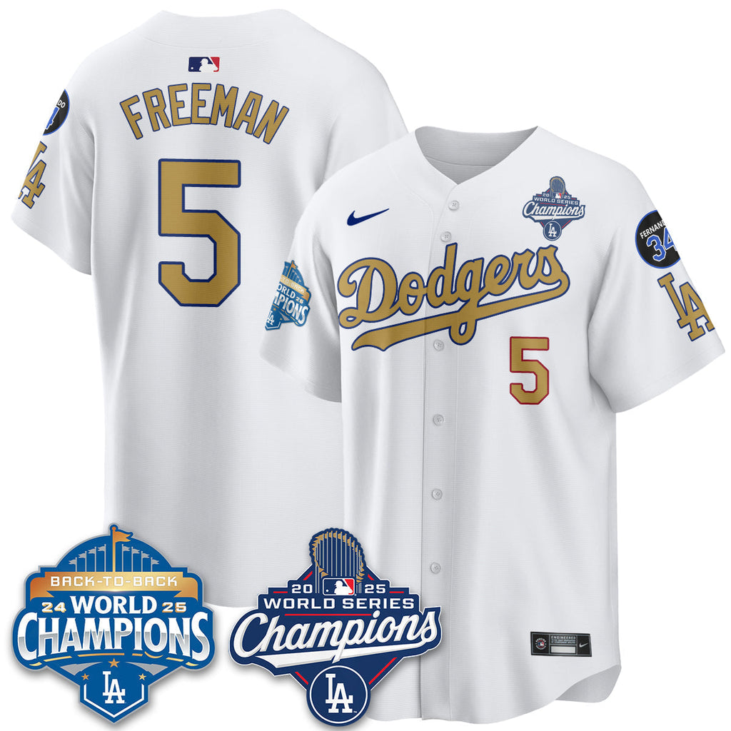 LAD 2025 World Series Champions Men Jersey - All Stitched N2