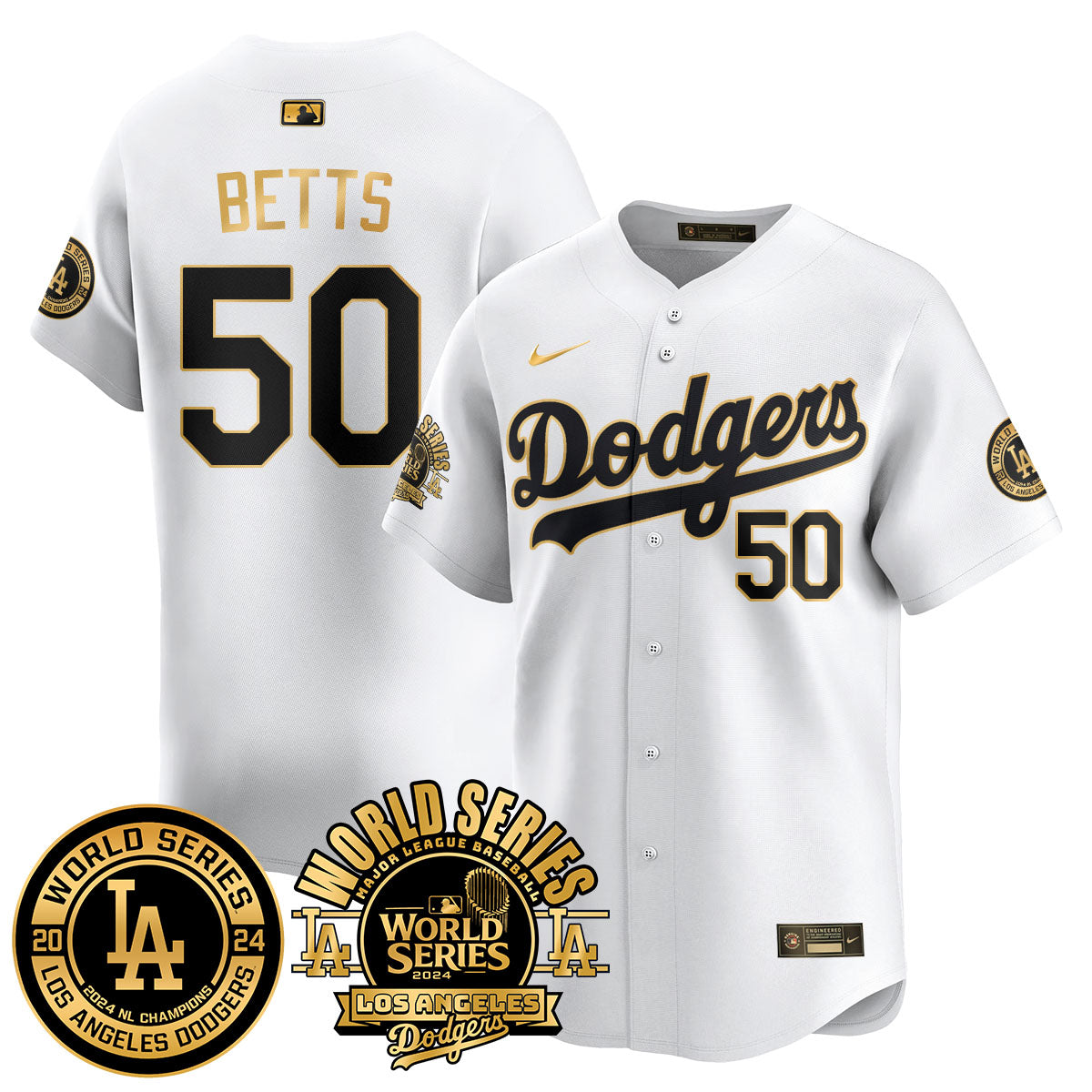 LAD World Series 2024 Jersey - All Stitched