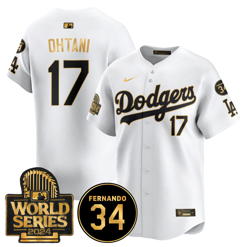 Dodgers Fernando Valenzuela Memorial Men Jersey - All Stitched